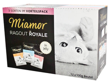 MIAMOR Ragout Royale - pokarm w saszetkach dla kota w galaretce, multipack 12x100g