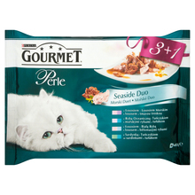 Purina Gourmet Perle Morski Duet - karma dla kota, 3+1