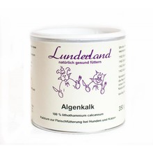 Lunderland Algenkalk - wapń z alg dla psów i kotów, 100g