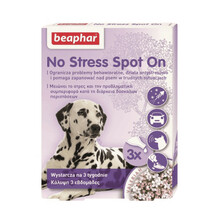 Beaphar No Stress Spot On - krople uspokajające dla psów, 3 x 0,7 ml