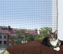 Trixie Cat Protect- siatka zabezpieczająca okno lub balkon dla kota, czarna