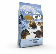 Taste of the Wild Pacific Stream Canine - sucha karma dla psów wrażliwych, świeży wędzony łosoś i słodkie ziemniaki