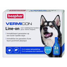 Beaphar VERMICON DOG M - Preparat na ektopasożyty dla psów (15 - 30 kg) 3x3mm