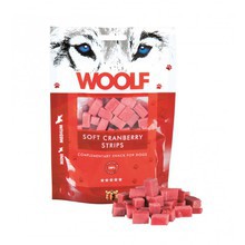 Woolf Soft Cranberry Strips - przysmak dla psów z żurawiną w 100% naturalny, 100g