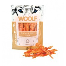 Woolf Chicken Jerky Bars - przysmak dla psów z kurczaka w 100% naturalny, 100g