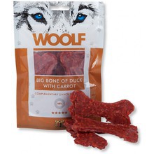 Woolf Big Bone Of Duck With Carrot - przysmak dla psów z kaczki i marchewki w 100% naturalny, 100g