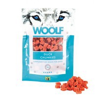 WOOLF DUCK CHUNKIES - przysmak dla psów z kaczką w 100% naturalny, 100g