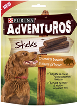 PURINA® AdVENTuROS™ Sticks - przekąska dla psa o smaku bawoła, 120g