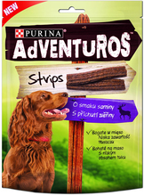PURINA® AdVENTuROS™ Strips - przekąska dla psa o smaku sarniny, 90g