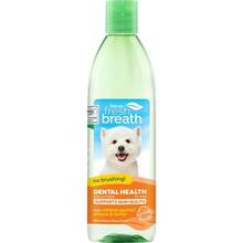 Tropiclean Fresh Breath Water Additive Plus Skin & Coat - wzbogacony kwasami Omega 3 i 6 dodatek do wody, do pielęgnacji jamy ustnej u psów, 473ml
