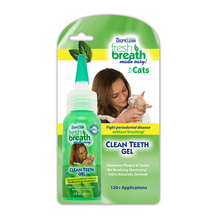 TROPICLEAN FRESH BREATH - Clean Teeth Gel CAT - Żel do usuwania płytki oraz kamienia nazębnego u kotów.