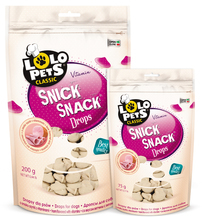 Lolo Pets - Snick Snack Drops - Dropsy dla psa szynkowe 75g lub 200g