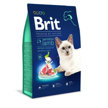 Brit Premium Cat Sensitive Lamb - karma dla kotów o wrażliwym układzie pokarmowym