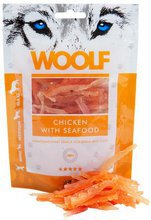 Woolf Chicken with Seafood - przysmak dla psa, kurczak z owocami morza, 100g