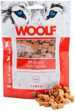 Woolf Salmon Chunkies - przysmak dla psa, kawałki łososia, 100g