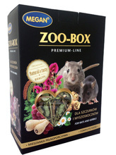 MEGAN ZOO–BOX Premium Line, mieszanka dla szczurków i myszoskoczków, 550g