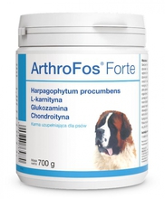 DOLFOS - ArthroFos Forte - Prawidłowe funkcjonowanie stawów, Preparat dla psów, 700g