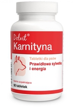 DOLFOS - Karnityna - Karma uzupełniająca, prawidłowa sylwetka i energia, 90 tabletek