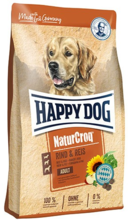 HAPPY DOG NATURCROQ RIND & REIS - wołowina i ryż - zrównoważona i lekkostrawna karma idealna dla dorosłych psów