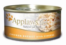 APPLAWS - Mokra karma dla kotów, pierś z kurczaka z serem
