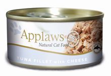 APPLAWS - Mokra karma dla kotów, filet z tuńczyka z serem