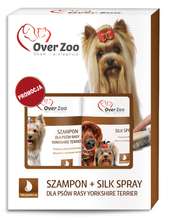 OVER ZOO - Zestaw dla psów rasy Yorkshire Terrier - Szampon 250ml + Silk Spray 250ml