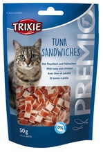TRIXIE PREMIO Tuna Sandwiches - przysmak dla kota z tuńczykiem i kurczakiem, 50g