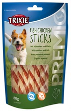 TRIXIE PREMIO Fish Chicken Sticks - przysmak dla psa z kurczakiem i rybą, 80g