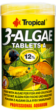 TROPICAL 3-ALGAE TABLETS A - Pokarm z algami dla ryb i skorupiaków