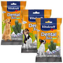 VITAKRAFT - DENTAL 3IN1 FRESH -  przysmak dentystyczny dla psa, 7 sztuk