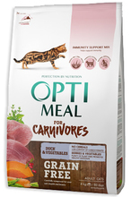 OPTI MEAL - Bezzbożowa karma z kaczką i warzywami dla kota