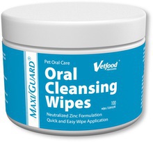 VETFOOD Maxi/Guard Oral Cleansing Wipes chusteczki do pielęgnacji zębów dla psów i kotów 100szt