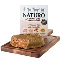 NATURO Senior Turkey & Rice - naturalna mokra karma dla starszego psa 400g