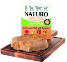 NATURO Grain Free Salmon & Potato - bezzbożowa, hipoalergiczna mokra karma dla dorosłych psów 400g