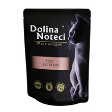 DOLINA NOTECI Premium filet z łososia - karma dla dorosłych kotów 85g