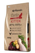 FITMIN Purity Kitten - Sucha karma dla kociąt w wieku do 12 miesięcy