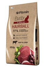 FITMIN Purity Hairball - sucha karma dla dorosłych kotów długowłosych