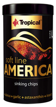 TROPICAL AMERICA SOFT LINE - pokarm dla ryb z Ameryki Północnej i Południowej, rozmiar M