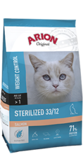 ARION Original Cat Sterilized Salmon - Sucha karma dla kotów sterylizowanych