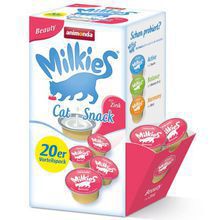 ANIMONDA - Milkies Beauty z Cynkiem - Mleko dla kotów, 20x15g