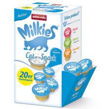 ANIMONDA - Milkies Active z Tauryną - Mleko dla kotów, 20x15g