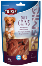 TRIXIE PREMIO Duck Coins - krążki z kaczki, przysmak dla psa, 80g