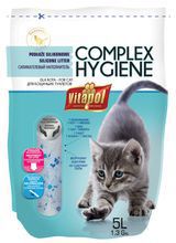 VITAPOL Complex Hygiene - naturalny silikonowy żwir dla kota 5l