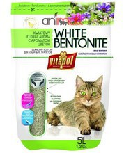 VITAPOL White Bentonite - kwiatowy żwirek dla kota 5l