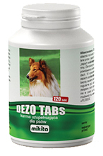 MIKITA Dezo Tabs - tabletki neutralizujące zapachy, 120 tabletek