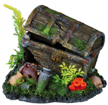 TRIXIE Skrzynia Skarbów - Ozdoba do akwarium 17cm