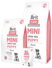 BRIT CARE Mini Grain Free Puppy - karma dla szczeniąt ras miniaturowych