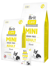 BRIT CARE Mini Grain Free Adult - karma dla dorosłych psów ras miniaturowych