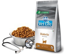 FARMINA Vet Life Diabetic naturalna karma weterynaryjna dla kotów chorych na cukrzycę 400g, 2kg i 10kg