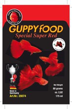 DISCUSFOOD Guppy Super Special Red - pokarm dla gupików o czerwonym wybarwieniu 80g/175ml.